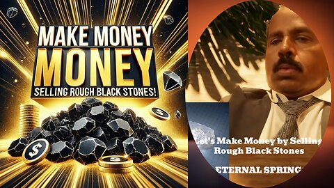 💰 How to Make Money Selling Rough Black Stones – Hidden Profits in Gem Trading!