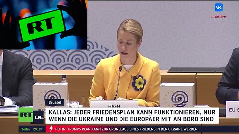 21.11.25 🇩🇪🇦🇹🇨🇭👉🇪🇺🇷🇺🎬 RT-DE Nachrichten 20 Uhr🇷🇺🇪🇺📢🌍🌎🌏