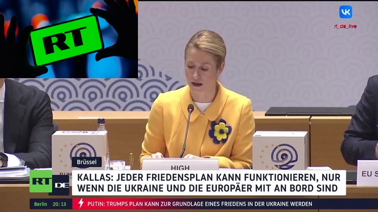 21.11.25 🇩🇪🇦🇹🇨🇭👉🇪🇺🇷🇺🎬 RT-DE Nachrichten 20 Uhr🇷🇺🇪🇺📢🌍🌎🌏
