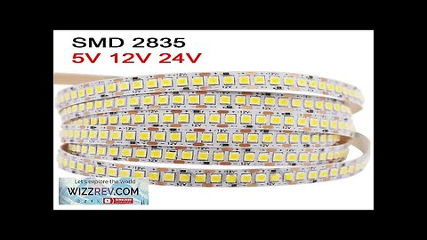 5V 12V 24V 2835 Led Strip 5m 300/600/2400 Pixels Led Tape SMD Review