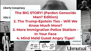 Liberty Conspiracy LIVE 11-13-25 Penny Dreadful, Epstein Mail, Israel Crimes