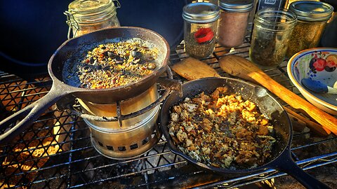 Cast iron cooking- Ending my 48-hour fast: Simple living, simple foods