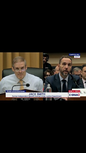 Jim Jordan GRILLS Jack Smith Over Secret Payments to Confidential Sources: "$35 Million?!"