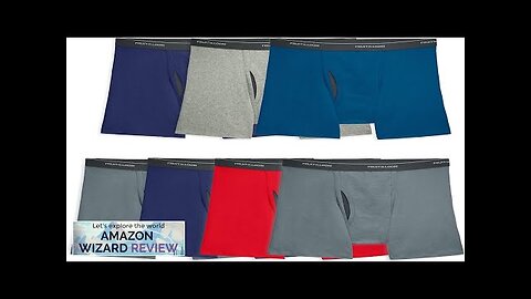 Fruit of the Loom Men's Coolzone Boxer Briefs Moisture Wicking & Breathable Review