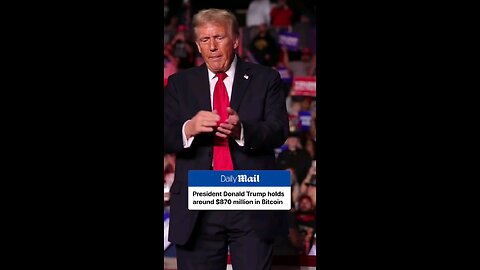 Us president Trump is now one of America's Bitcoin investors and currently holds around $870 million