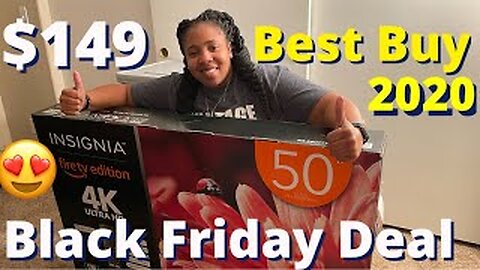 Best Buy 2020 Black Friday Deal!!!!!! Unboxing & Set-Up $149 Insignia 50” Fire TV Edition...4KTV