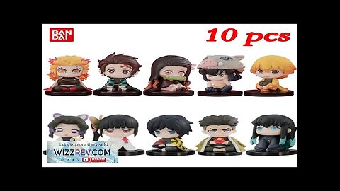 10pcs Set Q Version Demon Slayer Sitting Ghost Doll Tanjiro Nidouzi Inosuke Review