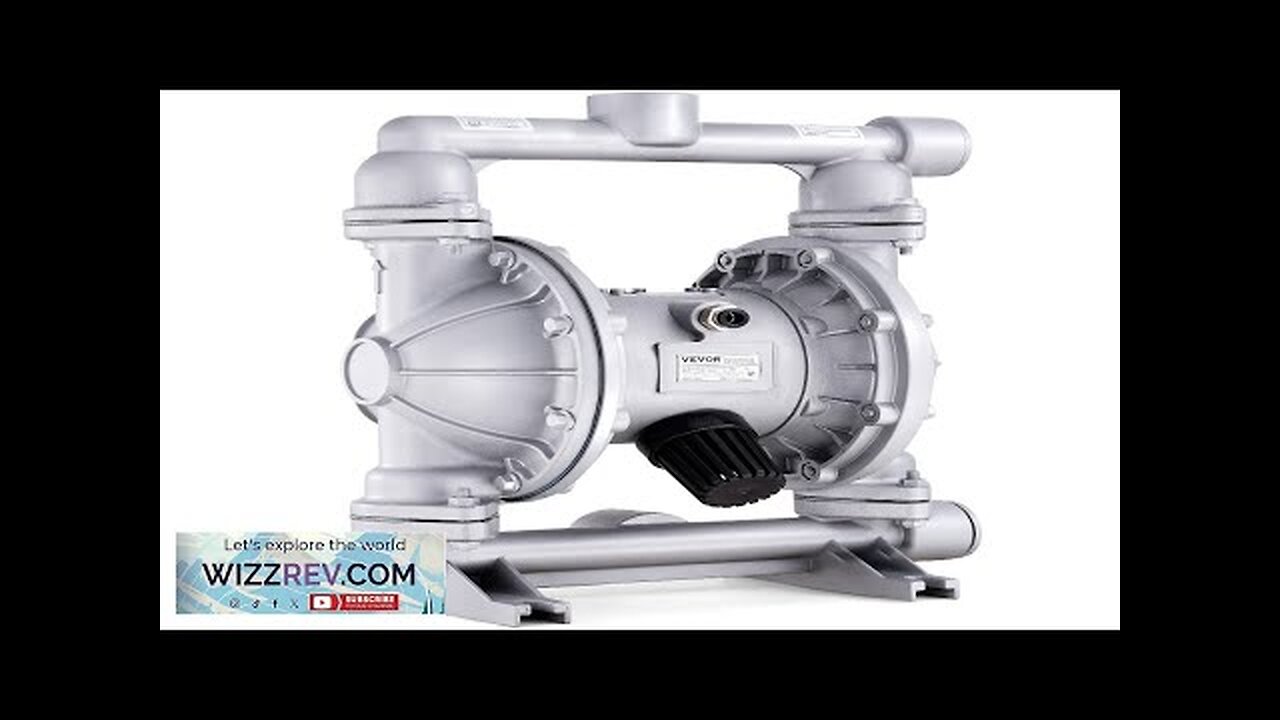 VEVOR Air Operated Double Diaphragm Pump 44GPM Max 115PSI Air Waste Oil Review