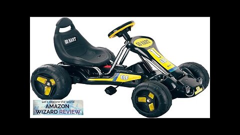 Go Kart for Kids 4-Wheel Pedal Car with Racing Decals Review