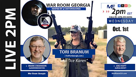WAR ROOM GA - LIVE 10-01-25 ft Tori Branum | Mark Swanson | Joe Hoft