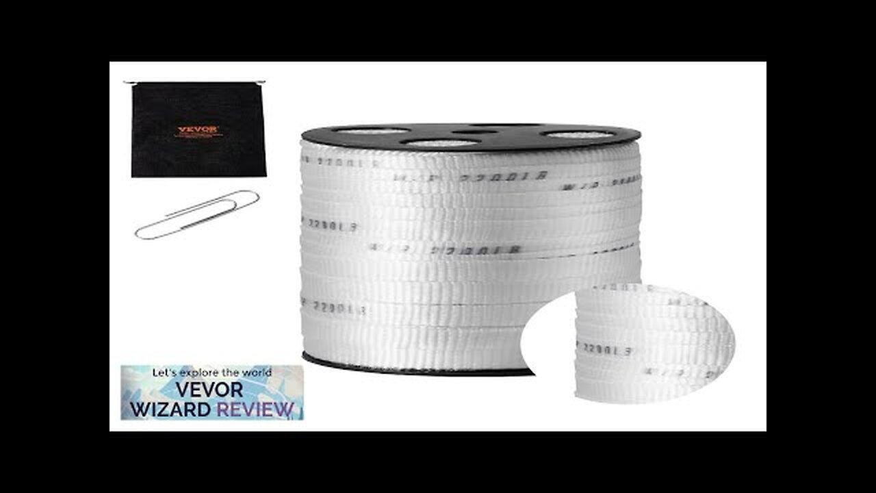 VEVOR Polyester Pull Tape 5/8" x 318' Mule Tape Flat Rope 2200 Review