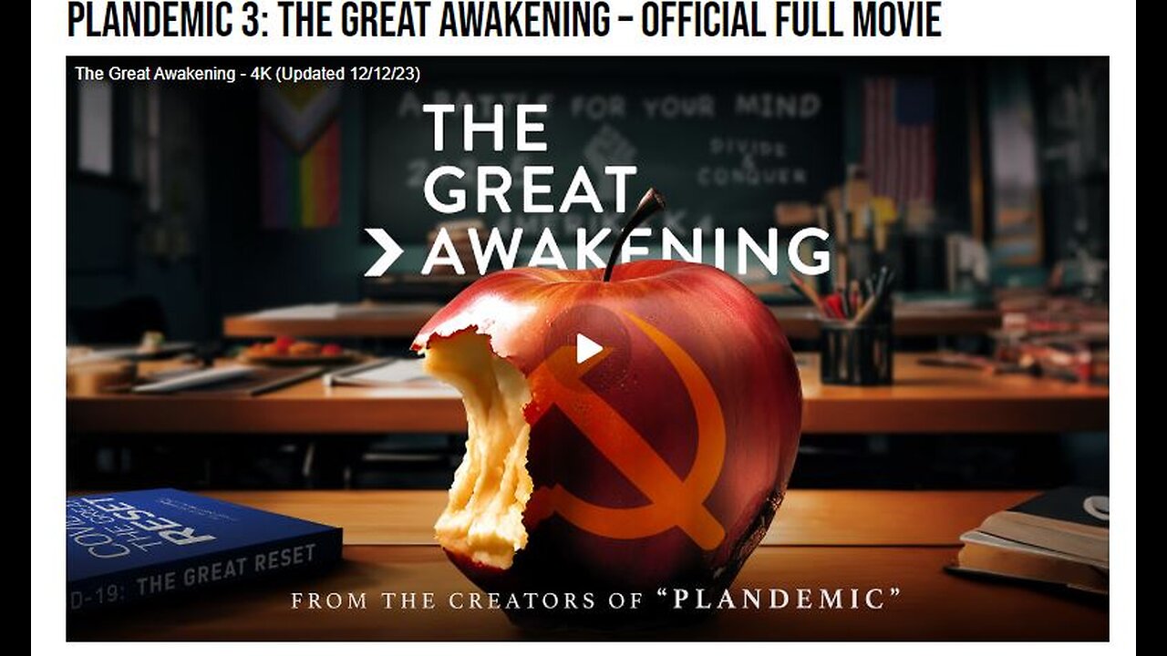 Plandemic 3: The Great Awakening – Official Full Movie