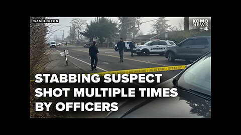 Suspect killed by officers allegedly stabbed man and pet dog after learning victim was Christian