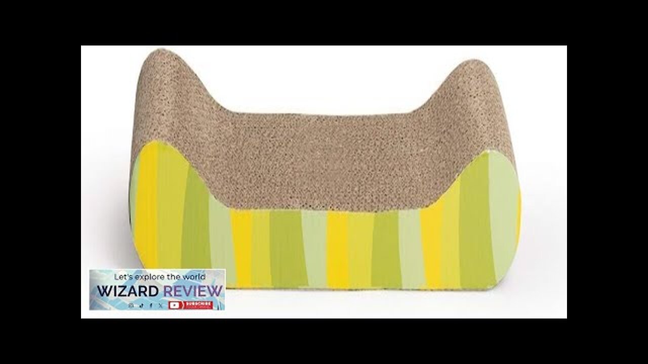 Catit Style Scratcher with Catnip Jungle-Stripe Lounge Review