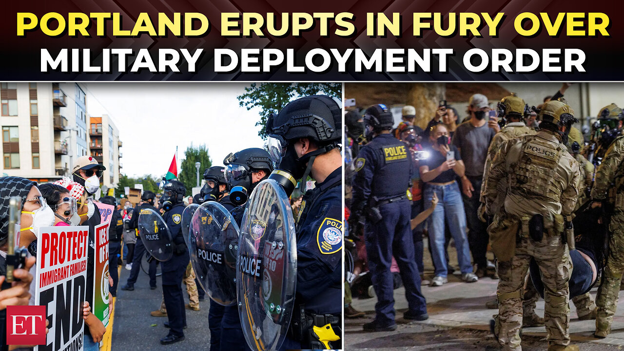 US Immigration Crackdown | Trump’s military deployment order sparks massive protests in Portland