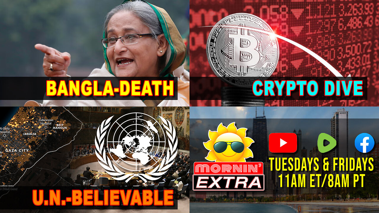 Ex-Bangladesh PM Sentenced To Death | Bitcoin Plunge | UN Adopts ‘Board of Peace’ | Mornin' EXTRA