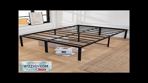 Queen Size Heavy-Duty Steel Bed Frame with Easy Assembly Headboard Customizable Review