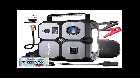 Foursun Car Jump Starter with Air Compressor Foursun 4000A 26800mAh Jump Starter Review