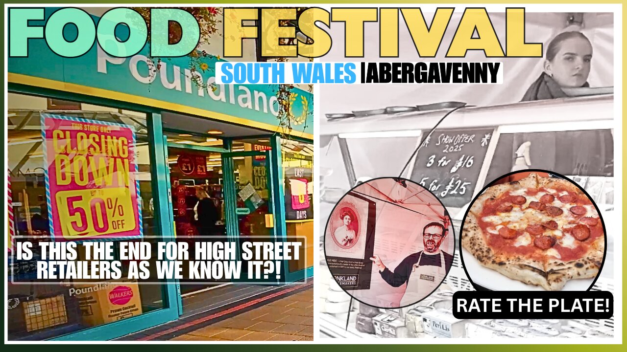 Exploring The Food Festival In Monmouthshire,Wales.