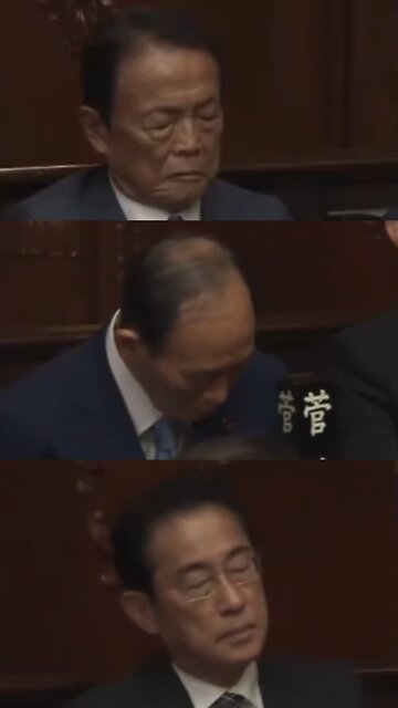 Ex primeros ministros japoneses supuestamente se duermen durante discurso de Sanae Takaichi