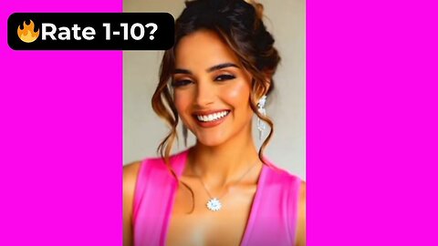 🔥 Rate Her Chest & That Daisy Jewellery in This Pink Top 1-10? 😍 Supermodel 4K