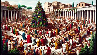 👹 Ancient Roman Saturnalia = Christmas (NOT THE BIRTH OF JESUS)