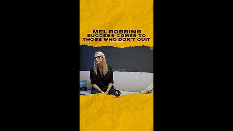 @melrobbins Success comes to those who don’t quit. #melrobbins 🎥 @wallo267