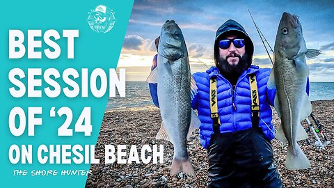 Best Fishing Session Of 2024 On The Mighty Chesil Beach | Fishing With Wayne