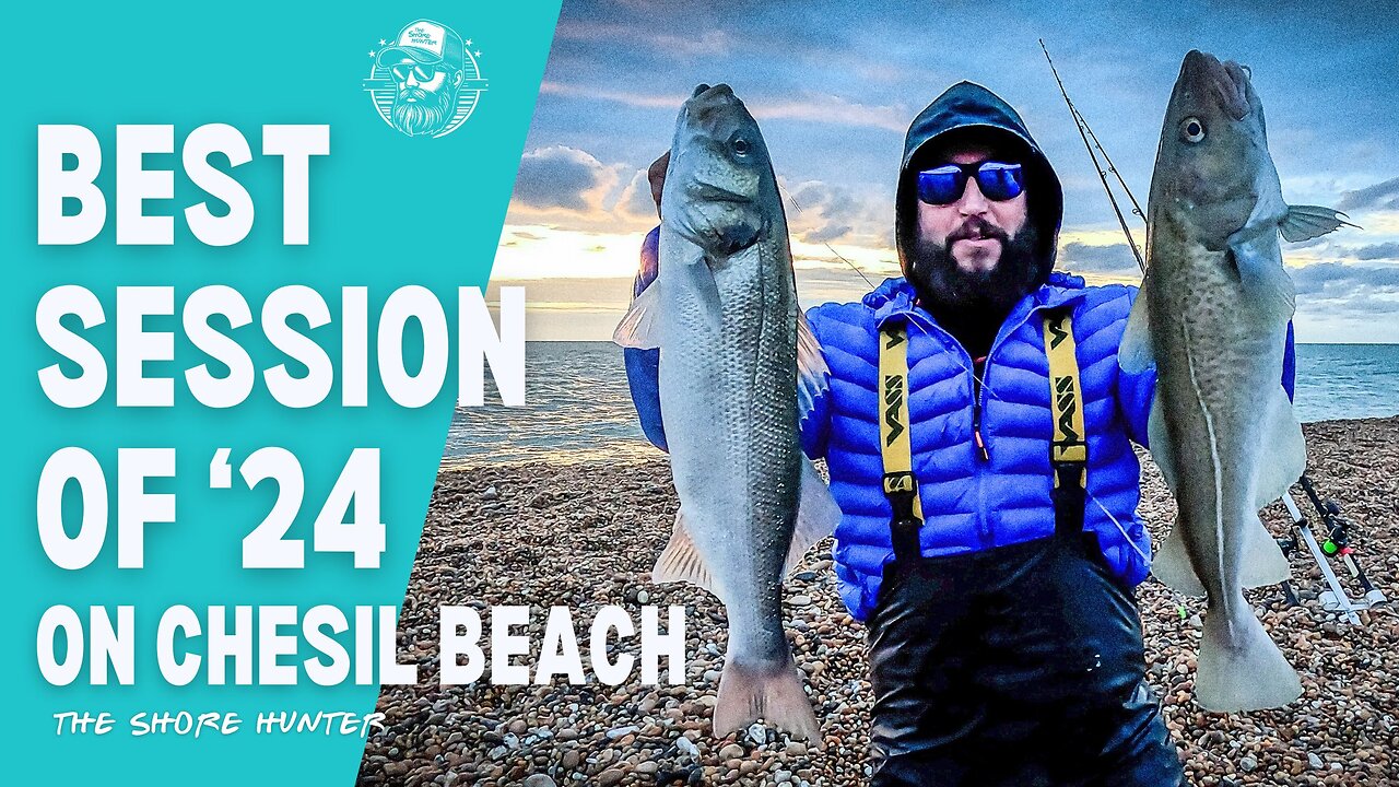 Best Fishing Session Of 2024 On The Mighty Chesil Beach | Fishing With Wayne