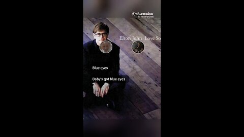 Duet.....Elton John's Blue eyes 👀 💙