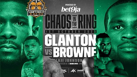 BRANDON GLANTON VS MARCUS BROWNE LIVE
