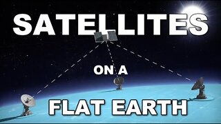 Satellites on a FLAT EARTH
