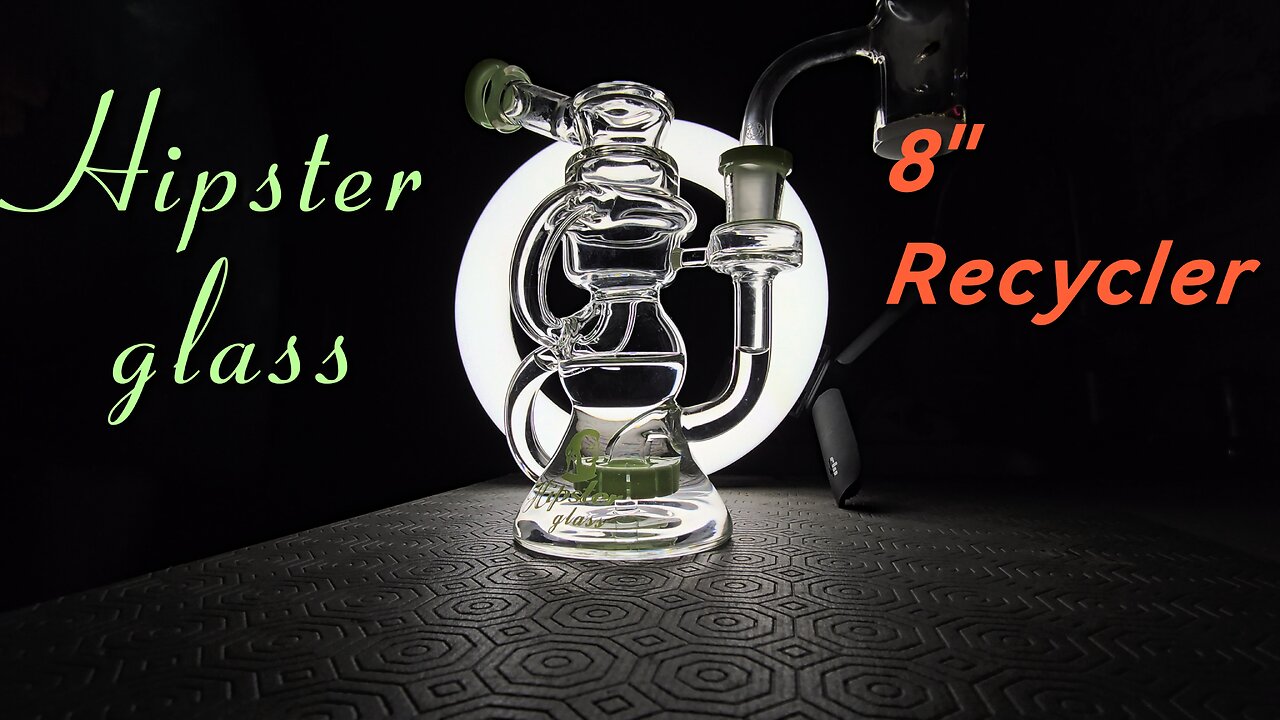 Hipster Glass 8" Recycler