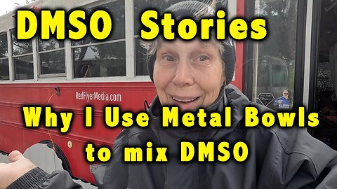 Why I use Metal bowls when mixing DMSO