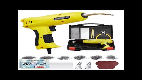 Plastic Welder 220W Plastic Welder Gun Kit with 1200 Staples & 76 Review