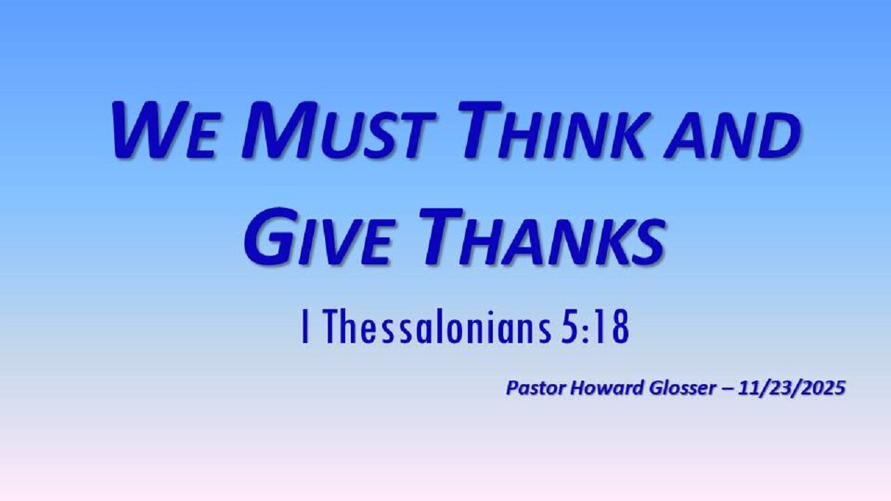 Grace Church Service 2025-11-23