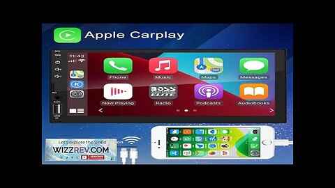 7 Inch Screen Full Touch HD Car MP5 Carplay Android Auto Player Review