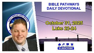 Bible Pathways Daily Devotional Oct 31, 2025