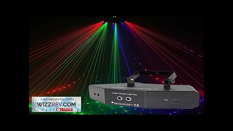 Professional RGB Laser Light 6 Eyes Laser Projector DMX Stage Light Review