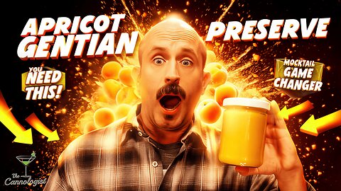 Apricot Gentian Preserve | The Secret to Balanced, Next-Level Mocktails