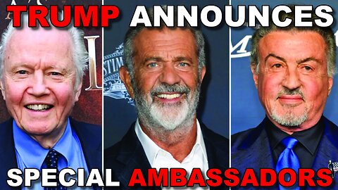 Donal Trump Announces Stallone, Gibson and Voigt "SPECIAL AMBASSADORS" to Hollywood?