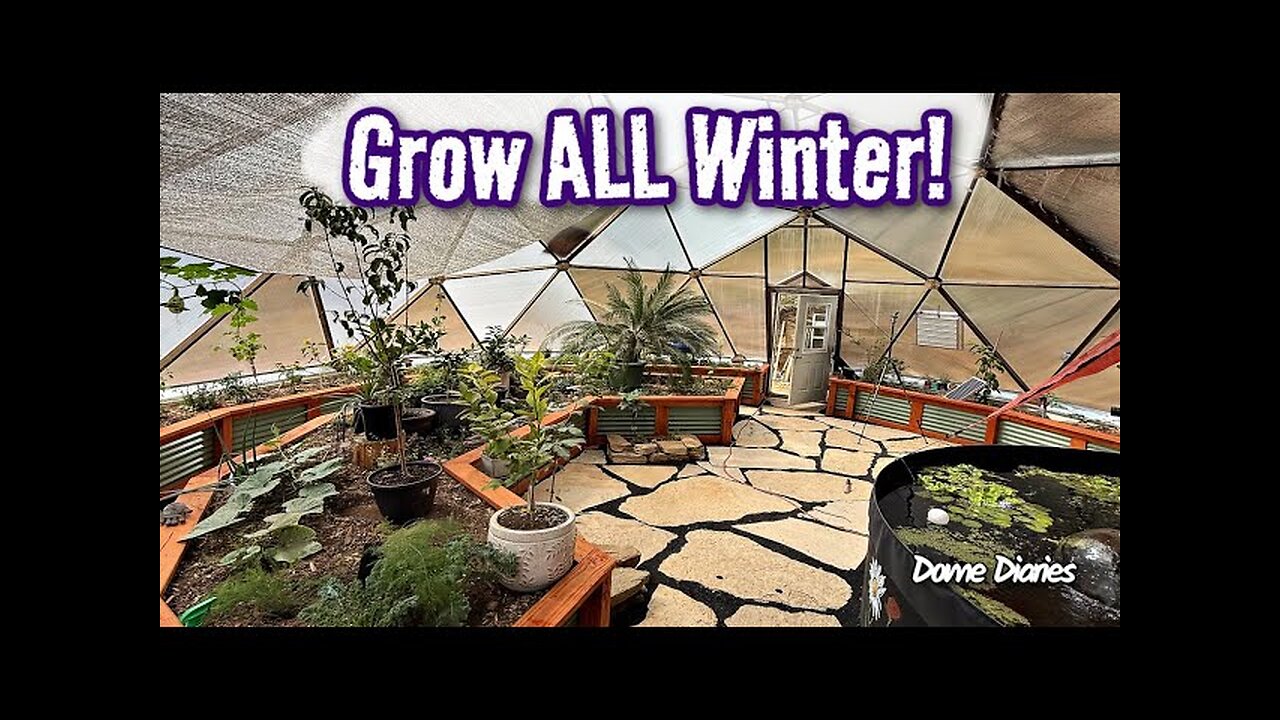 How a Climate Battery Keeps our Greenhouse from Freezing