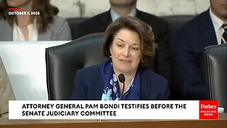 BREAKING NEWS: Klobuchar Asks Pam Bondi Point Blank About Trump's Shock Truth Post Addressed To Her