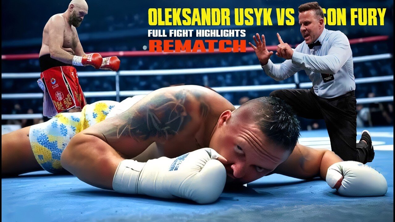 Oleksandr Usyk vs Tyson Fury | Rematch |🥊 BEST PUNCHES| FULL FIGHT HIGHLIGHTS | BOXING #usykfury2