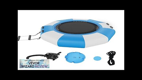 VEVOR Inflatable Water Bouncer 6.5ft Recreational Water Trampoline Portable Bounce Swim Review