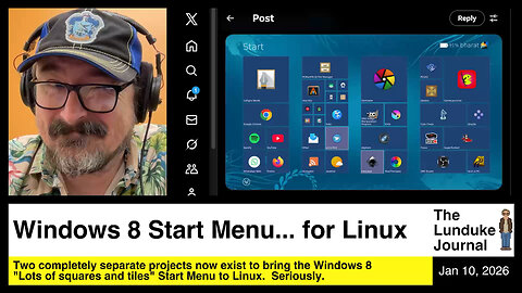 Windows 8 Start Menu... for Linux