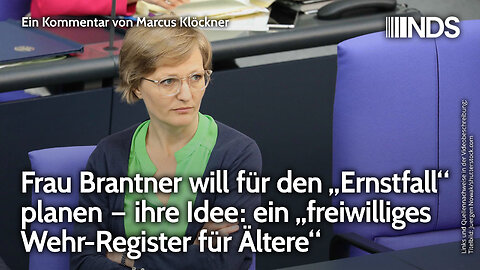 Frau Brantner will für „Ernstfall“ planen – ihre Idee: ein „freiwilliges Wehr-Register für Ältere“