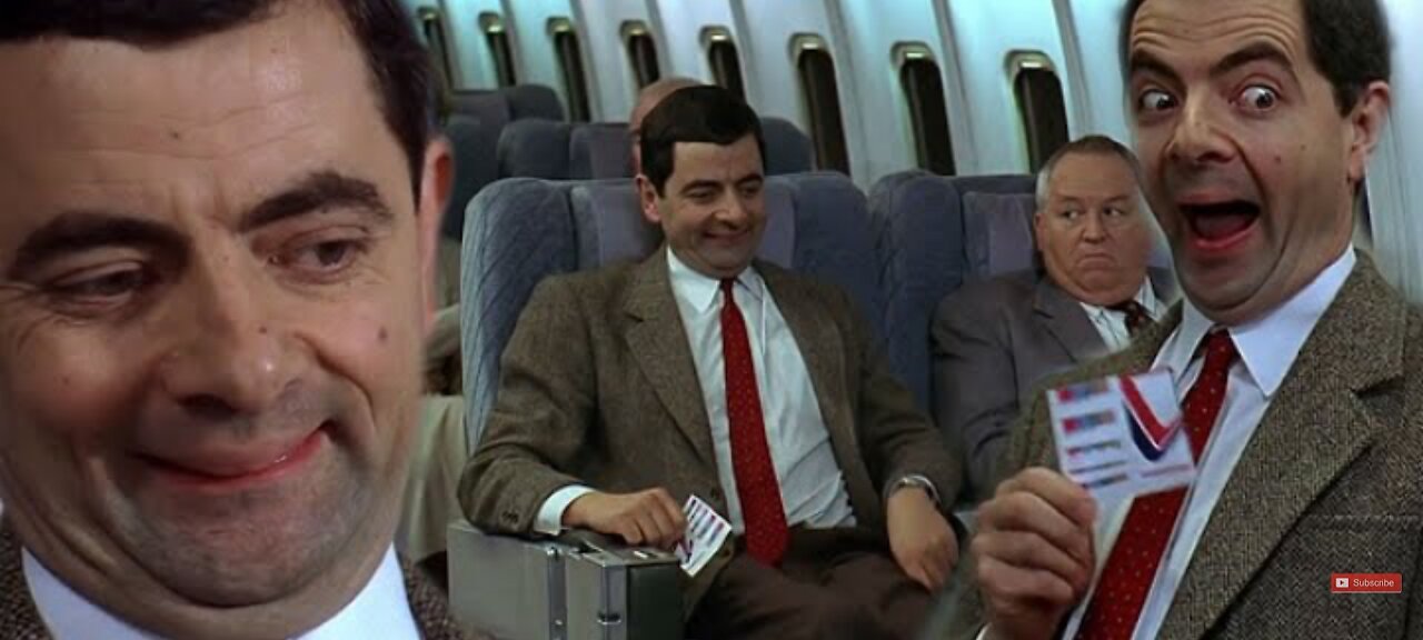 Mr.Bean travels to America