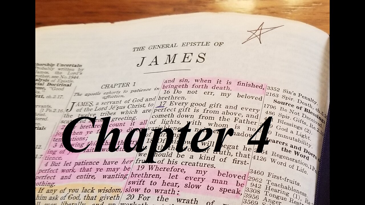 The Epistle of James Chapter 4 | KJV