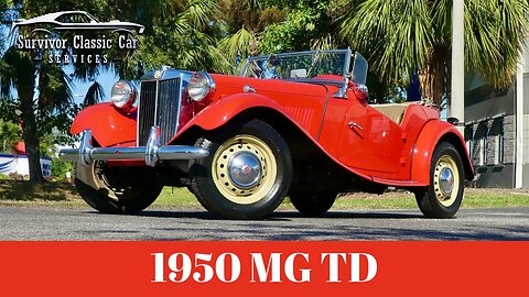 Beautiful First-Year 1950 MG TD Roadster | 1250cc XPAG 4-Cylinder, 4-Speed Manual!